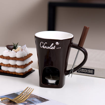 Ceramic Chocolate Fondue Pot Hot Pot