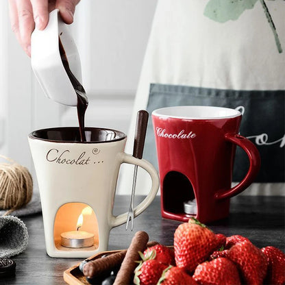 Ceramic Fondue Indulgence